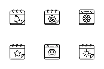 Calendrier Pack d'Icônes