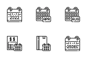 Calendrier Pack d'Icônes