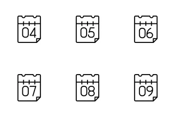 Calendrier Pack d'Icônes