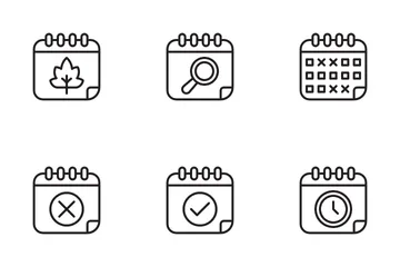 Calendrier Pack d'Icônes