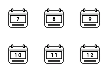 Calendrier Pack d'Icônes