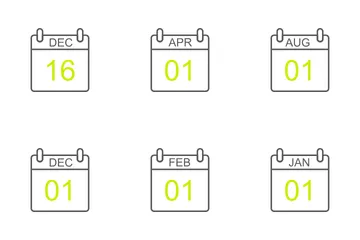 Calendrier Icon Pack