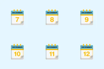 Calendrier de décembre Pack d'Icônes