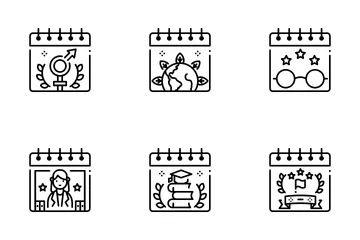 Calendrier des événements Pack d'Icônes