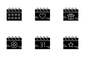 Calendrier et date Pack d'Icônes