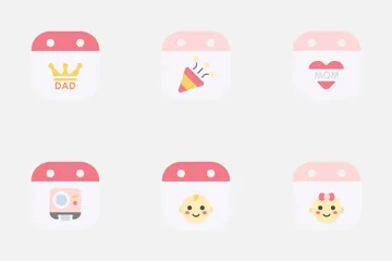 Calendrier quotidien Pack d'Icônes