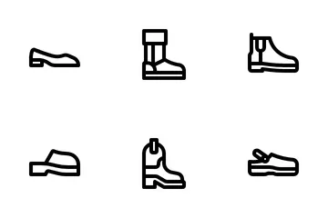 Calzado Paquete de Iconos
