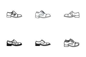 Calzado Zapatos Paquete de Iconos