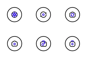 Cámara/Imagen/Vídeo Paquete de Iconos