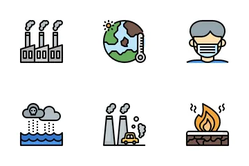 Cambio climático Paquete de Iconos