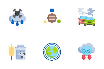 Cambio climático Paquete de Iconos