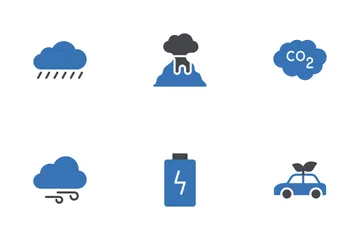 Cambio climático Paquete de Iconos