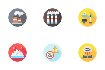 Cambio climático Paquete de Iconos