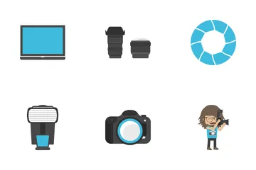 Camera Accessorie Set Icon Pack
