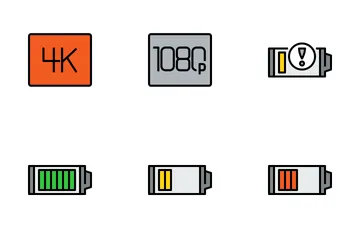 Camera And Equipment  Icon Pack
