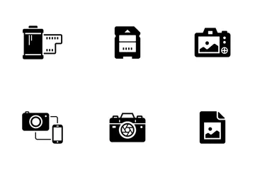Camera And Photographer Icon Pack