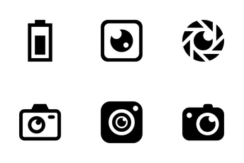 Camera Equipment Icon Pack