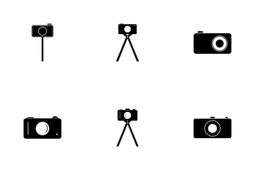 Camera Glyph Icon Pack