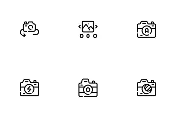 카메라 인터페이스 아이콘 팩