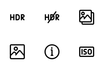 Camera Interface Icon Pack