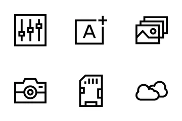 Camera Interface Icon Pack