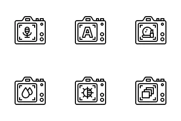 Camera Interface Icon Pack