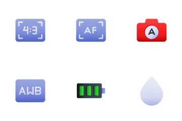 Camera Interface Icon Pack