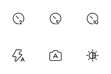 Camera Interface Icon Pack
