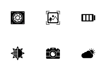 Camera Interface Icon Pack