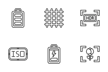 Camera Interface Icon Pack
