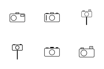 Camera Line Icon Pack