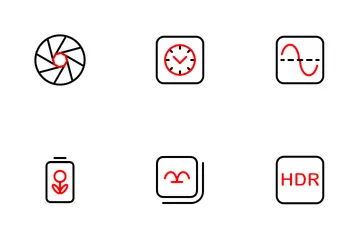 Camera Photo Editor Icon Pack