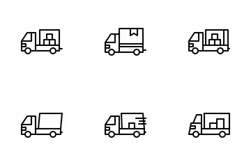 Camion de livraison Pack d'Icônes