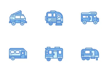 Camper Van Icon Pack