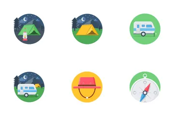 Camping & Adventure Icon Pack