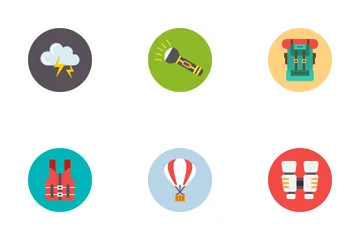 Camping & Adventure Icon Pack