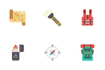 Camping & Adventure Icon Pack