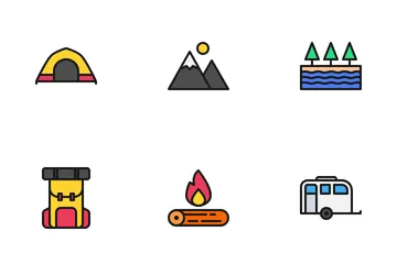 Camping & Adventure Icon Pack