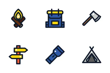 Camping And Adventure Icon Pack