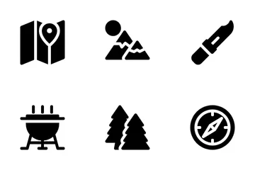 Camping And Adventure Icon Pack