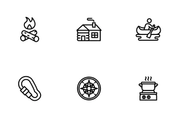 Camping And Adventure Icon Pack