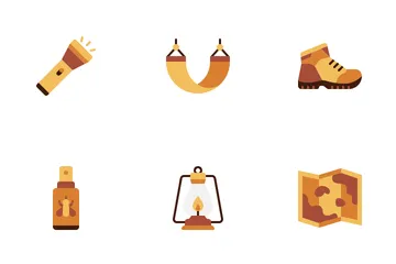 Camping And Hiking Icon Pack