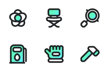 Camping And Hiking Icon Pack