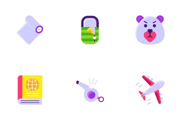 Camping And Hiking Icon Pack