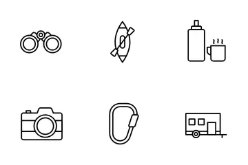 Camping And Hiking Vol 1 Icon Pack
