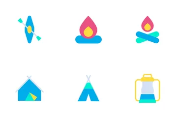 Camping - Flat Icon Pack