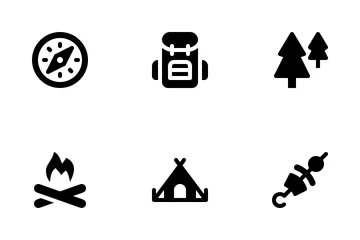 Camping (Glyph) Icon Pack