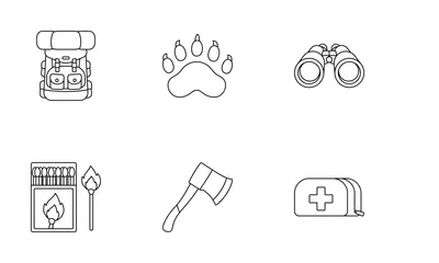 Camping Icon Pack