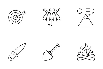 Camping Icon Pack