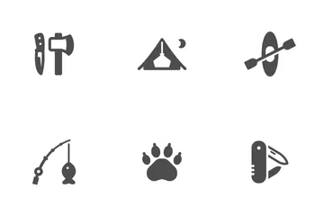 Camping & Outdoor Icon Pack